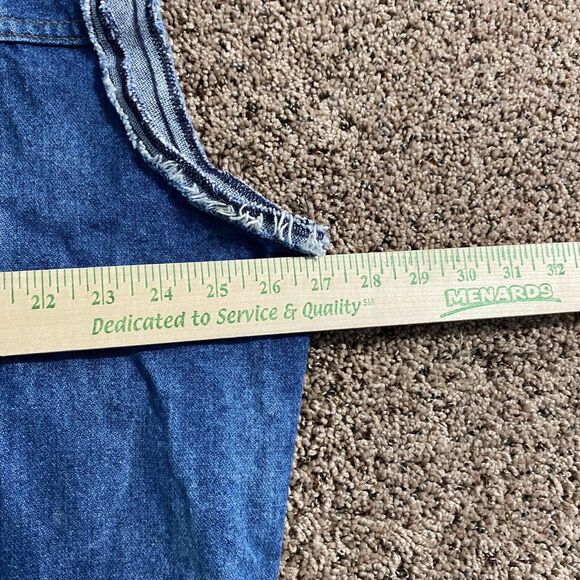 Wrangler Sherpa Collar Blue Denim Vest Men's XXL Western Cowboy Rodeo - Picture 6 of 7